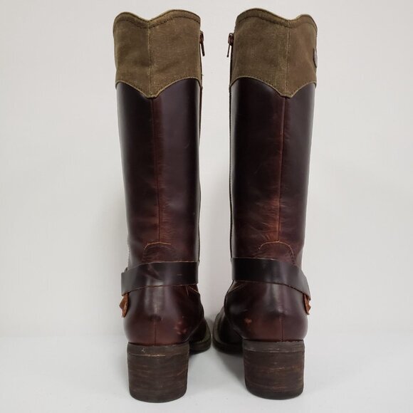 Durango Womens Leather Harness Riding Boots Size 7 Equestrian Country Barn Ranch - Picture 4 of 15